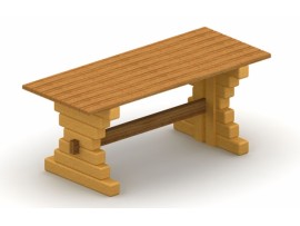 Stôl drevený voľne stojaci